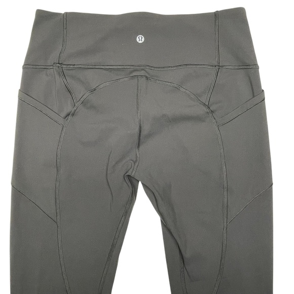 Lululemon All The Right Places Crop II *23" Grey Pants Size 10 - Picture 11 of 12